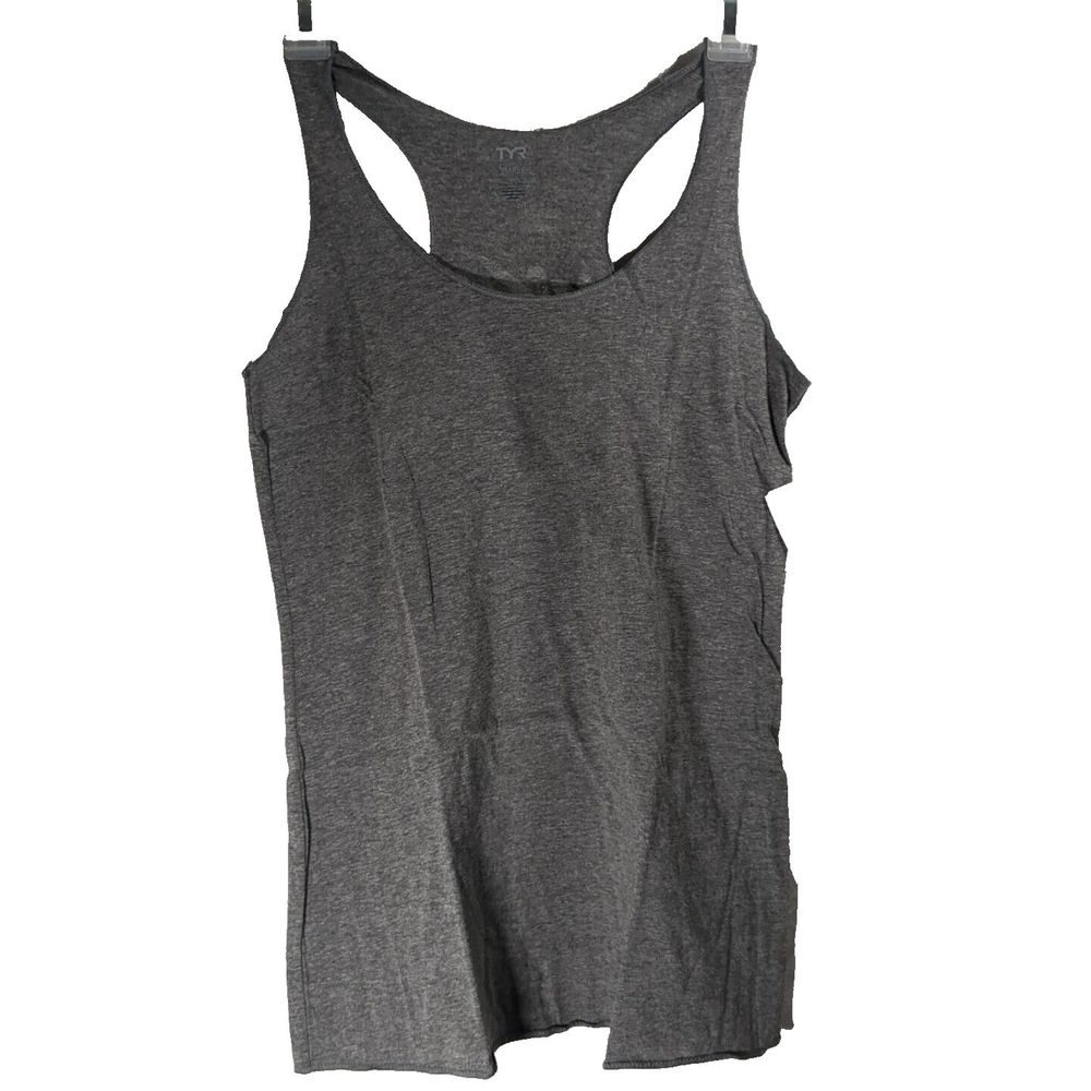TYR TTBLA3A Women's Tunic Tank Pro Swim Series Gray NWT Size Small $24.99